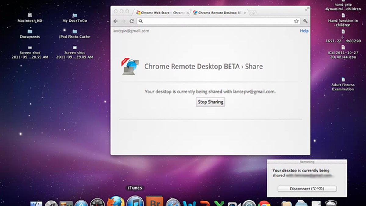 screenshot remote desktop for mac