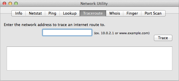 network utility for mac os 10.12